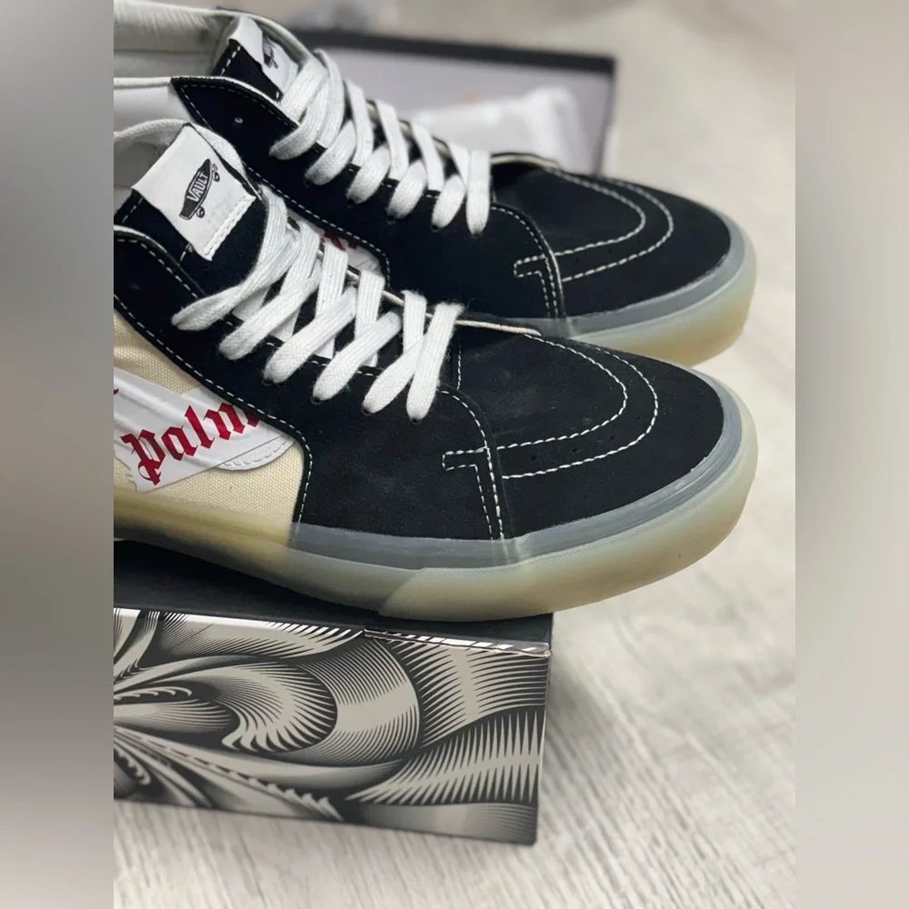 Palm Angels X Vans Vault Sk8 Mid Vlt Lx - Picture 10 of 16